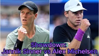 US Open 2024 Showdown Jannik Sinner vs Alex Michelsen [upl. by Amron]