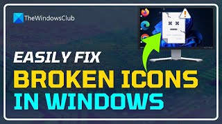 How to fix Broken Icons in Windows 11 001 [upl. by Nairde]