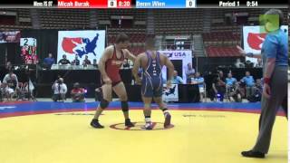 97 KG  Micah Burak vs Deron Winn [upl. by Onit]