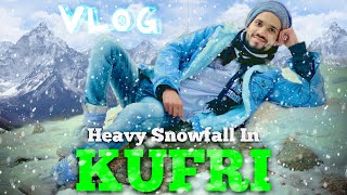 Kufris Best Vlog  Snowfalling In Kufri  Shimla Kufri Tourist Place  Dear Sir Aadi Vlogs  Latest [upl. by Sheree]