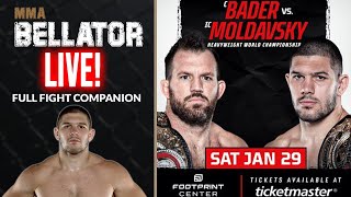 BELLATOR 273 LIVE BADER VS MOLDAVSKY LIVESTREAM FULL FIGHT NIGHT COMPANION amp PLAY BY PLAY [upl. by Akenor]