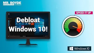 How to Debloat Windows 10 For Fast Performance [upl. by Prosser]