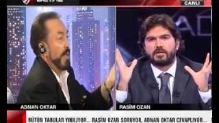 Rasim Ozan Kütahyalı Adnan Oktar Kavgası Canlı yayında 25012013 [upl. by Kizzie873]