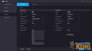 How to Adjust your CCTV Audio and Video Quality Settings [upl. by Jovitah]