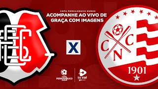 AO VIVO E COM IMAGENS SANTA CRUZ X NÁUTICO  COPA PERNAMBUCO SUB20 RODADA 5 [upl. by Andel]