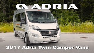 2017 Adria Twin Camper Vans lifestyle video [upl. by Annavas]