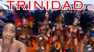 African Girl SHOCKED 😲 at Trinidad and Tobago Carnival 🇹🇹 [upl. by Byrdie564]