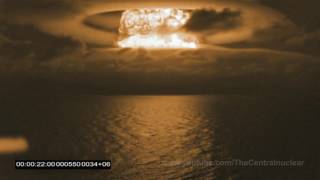 Hydrogen bomb in the Pacific Castle Bravo 1954 [upl. by Atiloj670]