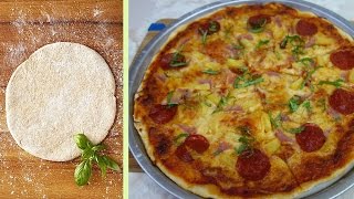 Masa para Pizza  ¡Sólo 2 Ingredientes  Mi Cocina Rápida [upl. by Nomor]