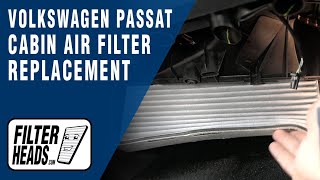 How to Replace Cabin Air Filter 2020 Volkswagen Passat  AQ1099 [upl. by Arella534]