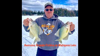 Awesome Crappie Fishing on Wabigoon Lake [upl. by Nolaf]