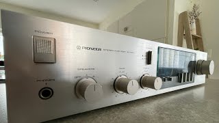 5  PIONEER STEREO AMPLIFIER SA520 from backyard sale [upl. by Glassco]