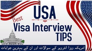 Tips For USA Tourist Visa InterviewB1B2 Visa Interview Questions [upl. by Brote]