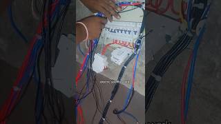 MCB box wiring  MCB wiring  32 ampere MCB  electric science work  mandla [upl. by Silsbye]