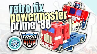 G1 POWERMASTER OPTIMUS PRIME Cab Restoration Transformers 1988  Retro Fix Restoration [upl. by Enailil]