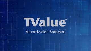 TValue Amortization Software [upl. by Kantor892]