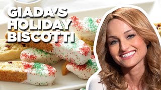 Giada De Laurentiis Makes Holiday Biscotti  Everyday Italian  Food Network [upl. by Narine]