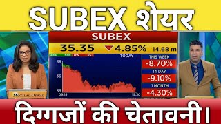 🔴SUBEX share letest news today  Subex stock analysis  Subex share Target tomorrow 29 February [upl. by Emiaj]