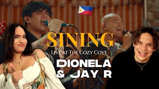 TOP NOTCH FILIPINO MUSIC Waleska amp Efra react to Sining Live at The Cozy Cove  Dionela ft Jay R [upl. by Byers]