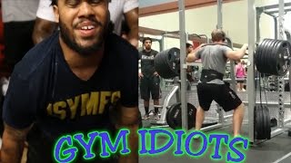 Gym Idiots  CT Fletcher Deadlift Party amp 1035Lb quotSquatquot [upl. by Kerr]