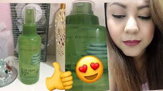 Nature Republic Soothing and Moisture Aloe Vera 92 Soothing Gel Mist [upl. by Nennarb250]