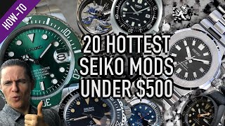 The Hottest 20 Modded Seiko Watches Under 500 amp Best Places To Buy [upl. by Daffodil]