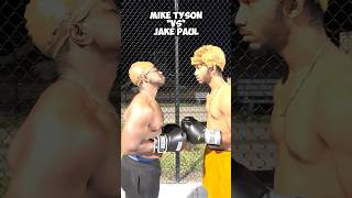 Mike Tyson “VS” Jake Paul jakepaul boxing miketyson skit viral comedy [upl. by Ayirp]