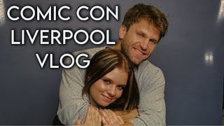 COMIC CON LIVERPOOL VLOG meeting Keegan Allen Felicia Day and Alaina Huffman [upl. by Licha]