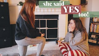 I PROPOSED ON CHRISTMAS DAY  LGBTQ PROPOSAL  HANNAH SCHOENBEIN [upl. by Sonaj193]