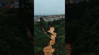 Rainy day at Kathmandu on a jholunge pool travel kathmandudiaries nepal [upl. by Anivek]