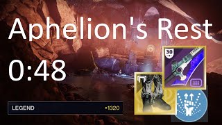 Aphelions Rest Legend  048 Lost Sector Speedrun  Titan [upl. by Madigan]