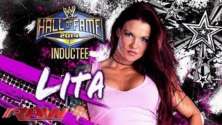 2014 WWE Hall of Fame Inductee Lita Raw Feb 10 2014 [upl. by Crudden]