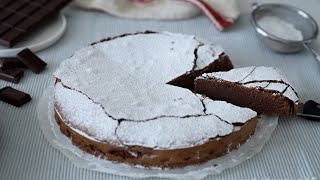 TORTA AL CIOCCOLATO dal cuore morbido e scioglievole  la tenerina  ricetta facile facile [upl. by Brine]