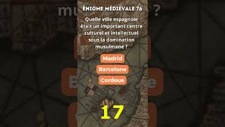 Énigme médiévale 76 Une ville espagnole quiz enigme histoire medieval history [upl. by Noira815]