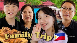 My Korean Familys First Trip Abroad✈️ Cebu Philippines 🇵🇭 [upl. by Atiran]