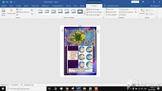 COMO HACER UN AFICHE EN WORD [upl. by Berkley]