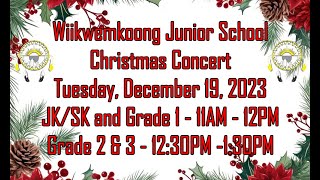 Wiikwemkoong Junior School Christmas Concert [upl. by Lasko]