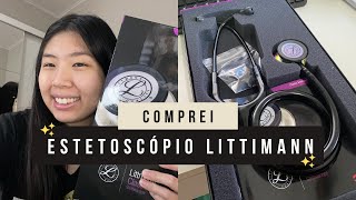 ESTETOSCÓPIO LITTMANN CLASSIC III RANBOW  UTILIDADES CLÍNICAS VLOGÃO DA LELÊ  Hi Lelê [upl. by Nitsirt]