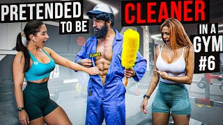 CRAZY CLEANER shocks GIRLS in a GYM prank 6  Aesthetics in Public [upl. by Popper271]