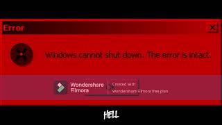 Windows Shutdown Error Message Changes for Each Mode Part 1 [upl. by Pedaias677]