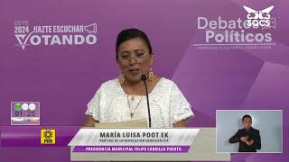 EnVivo Debate entre candidatos a la Presidencia Municipal de Felipe Carrillo Puerto [upl. by Boeschen596]