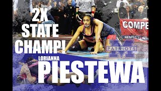 Lorianna Piestewa is a 2x State Champ 2022 NMAA Girls State Wrestling Championships [upl. by Wiltshire]