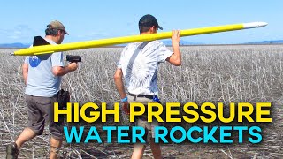 High Pressure Water Rockets [upl. by Llehsal]