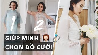 Giúp mình chọn voan cưới amp áo dài ăn hỏi [upl. by Harlow]