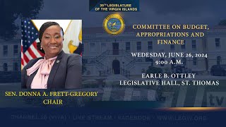 062624  Committee on Budget Appropriations and Finance Part 1 [upl. by Ardnasil]