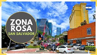 ZONA ROSA en SAN SALVADOR  Recorido completo  EL SALVADOR 2024 [upl. by Reginald]