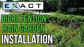 Stormwater BMP Bioretention  Rain Garden  Installation [upl. by Jecon]