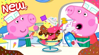 Peppa Pig Tales🍦 Making Ice Cream Sundaes 🍦 Peppa Pig Episodes [upl. by Nyleuqcaj197]