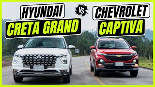 Chevrolet CAPTIVA vs Hyundai CRETA GRAND  Rodrigo de Motoren [upl. by Philipines945]