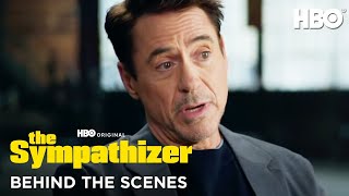 Robert Downey Jr Discusses Playing Multiple Characters on The Sympathizer  The Sympathizer  HBO [upl. by Arratahs]